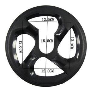 48 치아 12cm 자전거 크랭크 셋 체인 휠 커버 보호 블랙 가드 사이클 부품