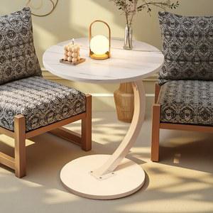 모던 원형 커피 바닥 거실 데코 공간 가구 절약형 센터 미니 사이드 테이블