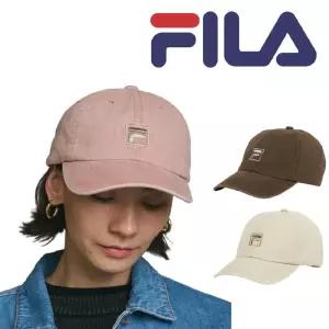 FILA 휠라 재팬 여성 야구모자 코튼 워시 로고 볼캡 3종