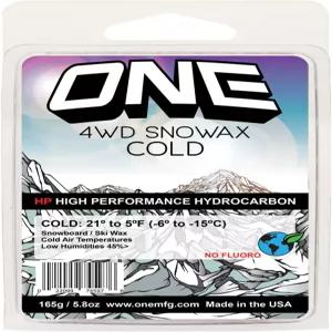 Mfg 4WD 스노보드 및 스키 왁스 1개 65g 바 차가운 눈을 위한 원볼 21oF ~ 5oF (-6oC -15oC) 트로피컬 향