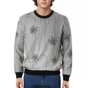 [롯데백화점]레드옥스 남성 S/S 캐주얼 간절기 긴팔 라운드니트 R251SW101-LG