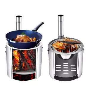 캠핑 화로대 바베큐 미니 드럼통화덕 난로 화목 그릴 야외 불멍