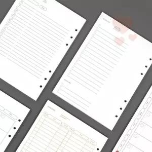 6공 A5 가계부속지 파일내지 다이어리내지