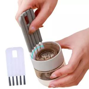 다용도 틈새브러쉬 텀블러 커피머신 키보드 가습기 뚜껑 좁은 구석 세척솔 젖병 설거지솔 5개