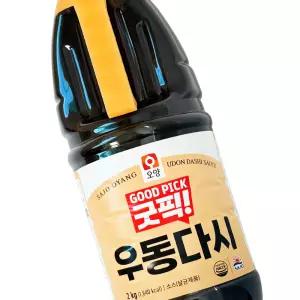 사조 오양 굿픽 우동다시 2kg 우동소스 액상스프 대용량 업소용소스