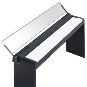 트리피 아크릴 방진 보드 커버 뚜껑 야마하 P35 P45 P71 P85 P95 P48 P105 P115 P125 디지털 피아노 키보드와 호환되며 나무 가구 스탠드와 함께 사용하세요