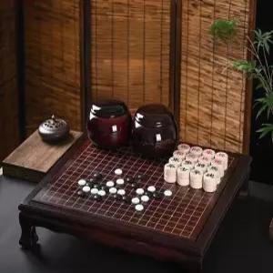 원목 바둑판 세트 고급 장기판 양면 오목판