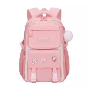 Mildame 여아용 백팩, 여아용 어린이 학교 백팩, 초등학교용 대용량 책가방, 귀여운 청소년 여행 가방, 핑