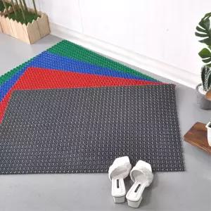 PVC 조립매트 S자형 현관 욕실 발판매트 10P DIY 내구성 미끄럼방지 공장