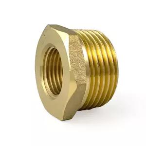 신주 붓싱 20A-15A 수도 배관자재 부속 파이프 설비 보일러 난방 부싱 황동