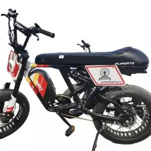 SUPER73 시트 장착형 블랙 부드러운 전기자전거용
