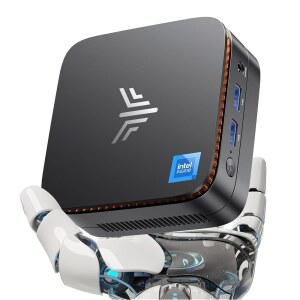 캠루이 미니 PC, 에센엑스 E1 데스크톱 컴퓨터 N95(최대 3.4GHz) 미니 컴퓨터 16GB RAM 512GB SSD 마이크로 PC, 미니 타워 데스크톱 PC 지원 4K HDMI, 듀얼 WiFi, 비즈니스 홈 오피스용 BT4.2