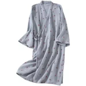 유카타 목욕가운 기모노 실크 일본식 일본 고급