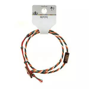 필수템 불교 기원 팔찌 수제 2단 행운 띠 합장주 염주 (돼지)