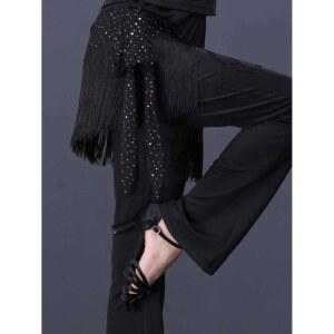 여성 바지 댄스복 하의 라틴 무대 힙스카프 라인댄스