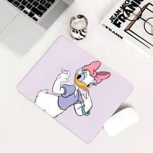 새로운 소녀 디즈니 데이지 덕 Pu 가죽 소형 마우스 패드 맞춤형 스킨 데스크탑 카와이 게임 액세서리 어린이 편리한 마우스 패드