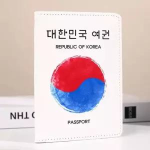 대한민국 태극 여권 커버 케이스 한국여행 여행필수템 대한민국 태극문양 외국인선물
