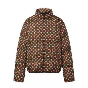 [LOUIS VUITTON]남성루이비통 모노그램 프린티드 라이트 다운 재킷 패딩 브라운