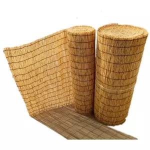 대나무발 대형 롤 파티션 매트 나무발 갈대발 미터 롤러 인테리어 담벼락 빈티지 길이 창문