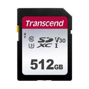 512GB SDXC 메모리 카드, UHS-I U3 V30, 최대 100MB/s, 4K UHD 및 풀 HD, 캐논, 니콘, 소니, 파나소닉 카메라용 클래스 10 고속 SD 카드(TS512GSDC300S)를 초월하세요