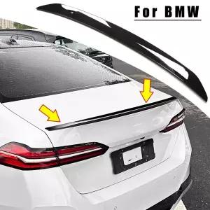 BMW 호환 5 시리즈 i5 G60 2024-up용 자동차 리어 스포일러 테일 윙 익스텐션 바디 키트 리어 트렁크 립