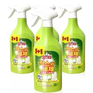 홈스타 락스와세제 스프레이 시원한 후레쉬향 750ml x 4개