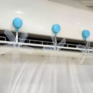 에어컨 바람개비 날개 공이순환기 순환팬 바람막이 에어 막이 벽걸이 청장형 순환팬 바람 개비 콘 컨 여름