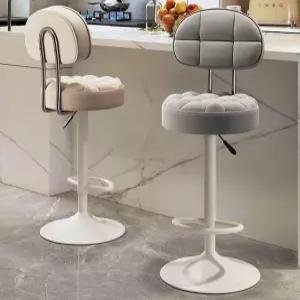 높이조절 홈바 의자 고품질 키높이 체어 내마모성 프라이머 내장 미용실 매장용 조절 의자