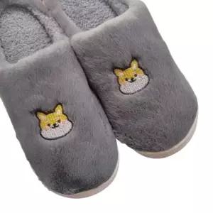 [하프클럽/]귀여운 털슬리퍼 학원 도서관 커플템 우정템 그레이