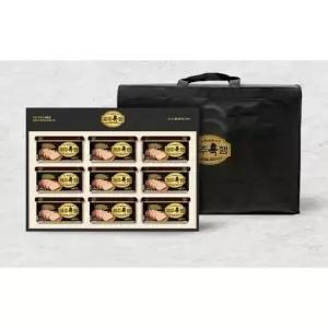 제주흑돼지 캔햄 선물세트 200g x 9EA (부직포가방)