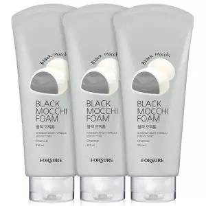 포슈어 모찌 클렌징폼 블랙 모찌 폼 대용량 220ml 3개 지성복합성피부