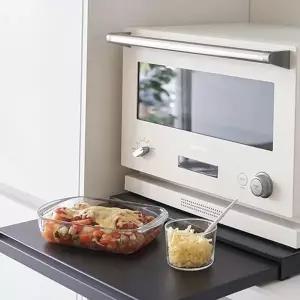 전자 레인지 받침대 확장 오븐 수납 전자 레인지 선반 다이 주방테이블 슬라이딩 공간활용 싱크대 서랍식