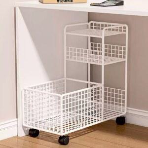 책가방 정리 정리대 가방장 책상밑 학생 사이드 화이트 거치대 사무실 단층