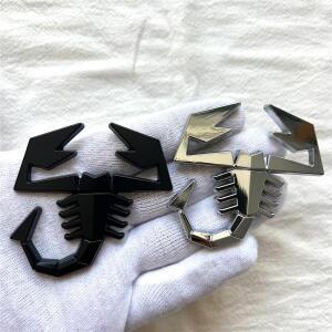 차량메탈스티커 바디 트렁크 테일 사이드 자동차 스티커 데칼 장식 액세서리에 적합한 금속 아바스 스콜피