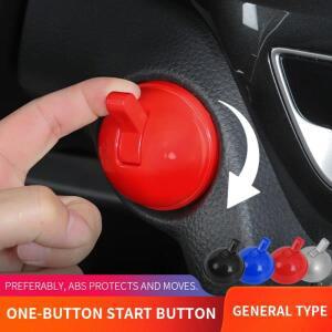 차량메탈스티커 자동차 시동 버튼 커버 스타트 스톱 보호 스티커 내부 장식