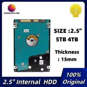 기존 2.5인치 HDD 5TB 4TB 5400RPM 128MB SATA 6.0Gb/s 노트북 하드 디스크 드라이브(15MM) 새 제품