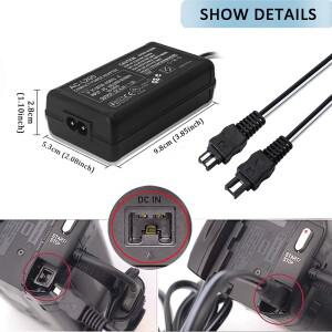 호환 AC-L200 전원 어댑터  캠코더 충전기  소니 카메라용 고속 100V-240V  8.4V  1.5-1.7A