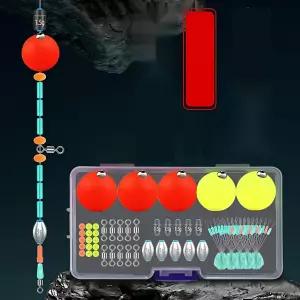 [자체무게 비거리UP] 찌낚시채비 순간수중 전유동찌 채비세트