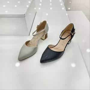 [탠디]by미셸 122024 소가죽 소재 5cm굽 사이드 오픈 여성 메리제인 구두 cc3