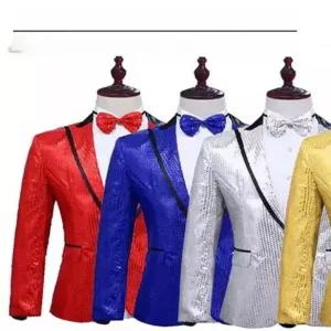 트로트 반짝이 무대의상 공연 무대복 스팽글 세트 재킷 파티 자켓 웨이터 빤짝이 밤무대