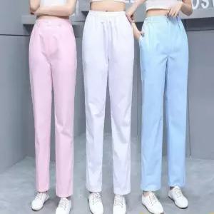 간호사 바지 워크팬츠 봄가을 팬츠 병원 병원용 밴딩