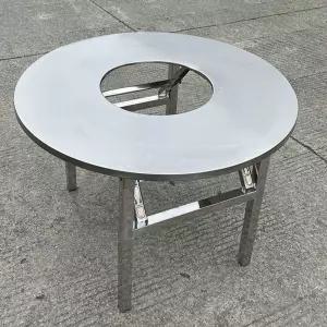 원형 바베큐 테이블 바베큐테이블 야외 식탁 그리들