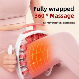 휴대용 마사지 탈부착 가능한 손잡이가 있는 링 다리 마사지기 롤러 디자인 조절 폭 허벅지 종아리 근육 이