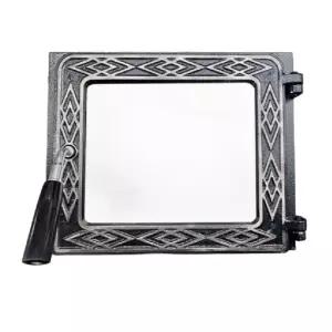 장작 문짝 유리 대형 문 아궁이문 불문 난로 무쇠 아궁이 뚜껑