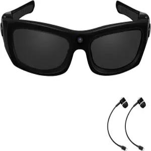 여행 야외 자전거 운전을 위한 eovas 카메라 선글라스 비디오 안경 블루투스 자외선 차단 편광 렌즈 스포츠