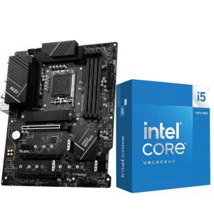 내륙 바이 마이크로 센터 CPU 마더보드 콤보 - 코어 i5-14600K 14 코어, 최대 5.3GHz 잠금 해제 데스크톱 프로세서 및 MSI PRO Z790-P WiFi DDR4 시리즈