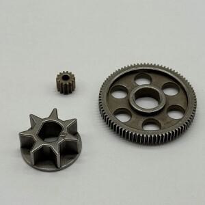 3개 DIY 액세서리 대형 기어 4인치/6인치 미니 전기 체인톱 단일 핸드 리튬 이온 벌목용 톱