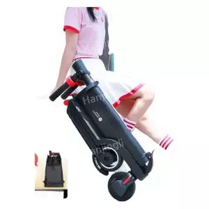 HX 전동킥보드 출퇴근 접이식 배터리) 휴대용 전기 배달 초경량 X6 킥보드(단일