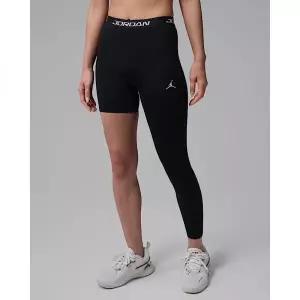 [나이키]조던 스포츠 여성 하이라이즈 싱글 레그 농구 레깅스(왼쪽) - 블랙화이트 IF2276-010 313913