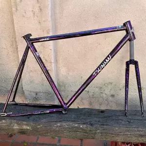 자전거프레임 700C 자전거 프레임 크로뮴 몰리브덴 강철 쓰나미 SNM4130 픽스드 기어 픽시 50cm/52cm/55cm